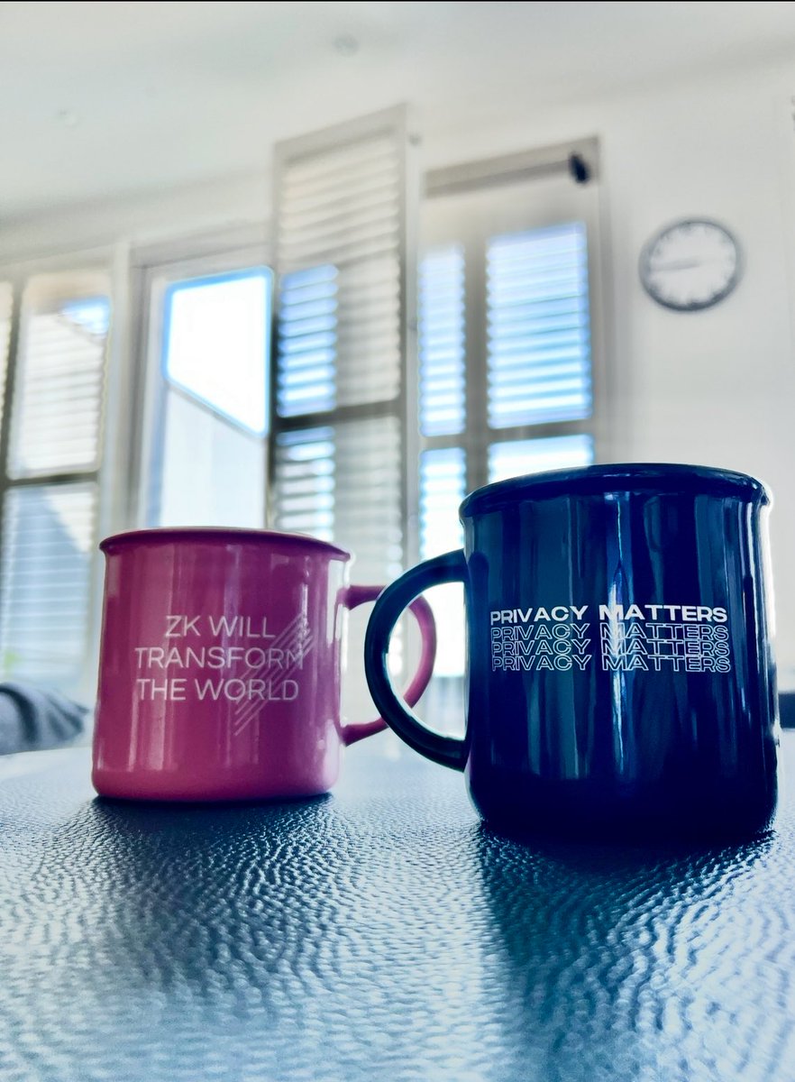 These <a href="/zkv_xyz/">ZKV</a> mugs hit different in the morning before #ETHDam