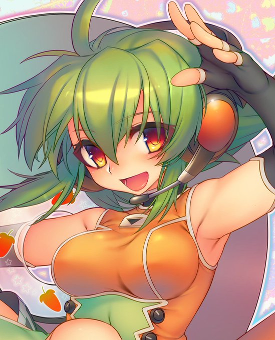 FL Studio(DAWソフト)のFL-Chan(2枚と創作のひなちゃん息抜き  #pixiv https://t.co/P9eaNvgCRV 