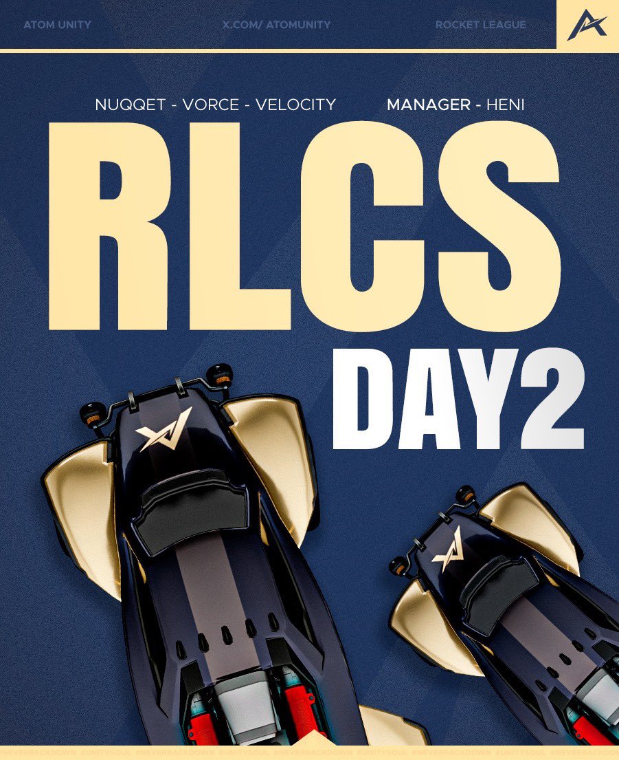 RLCS 2025 - Europe Open 5 - DAY 2

Mandem on job, no breaks. 👊🏽

🏴󠁧󠁢󠁥󠁮󠁧󠁿 | <a href="/vorceuh/">.</a> 
🏴󠁧󠁢󠁥󠁮󠁧󠁿 | <a href="/velo_rl/">velocity</a> 
🏴󠁧󠁢󠁥󠁮󠁧󠁿 | <a href="/Nuqqet_RL/">Nuqqet</a> 
🇨🇭 | <a href="/henirll/">Heni!</a> 

📺 | twitch.tv/atomunity
🎙️ | <a href="/henirll/">Heni!</a> <a href="/harshiing/">harshing</a> 

💙 | #NeverBackDown | #UnitySoul