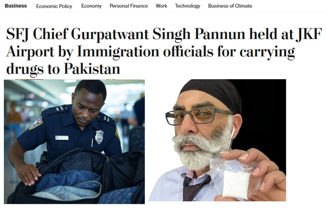 ZairaMirza1's tweet image. #IndiaPakistanWar
#ExposePakTerrorState 

SFJ is a terrorist entity.
Pannu is Pakistan backed terrorist.
And a drug addict.