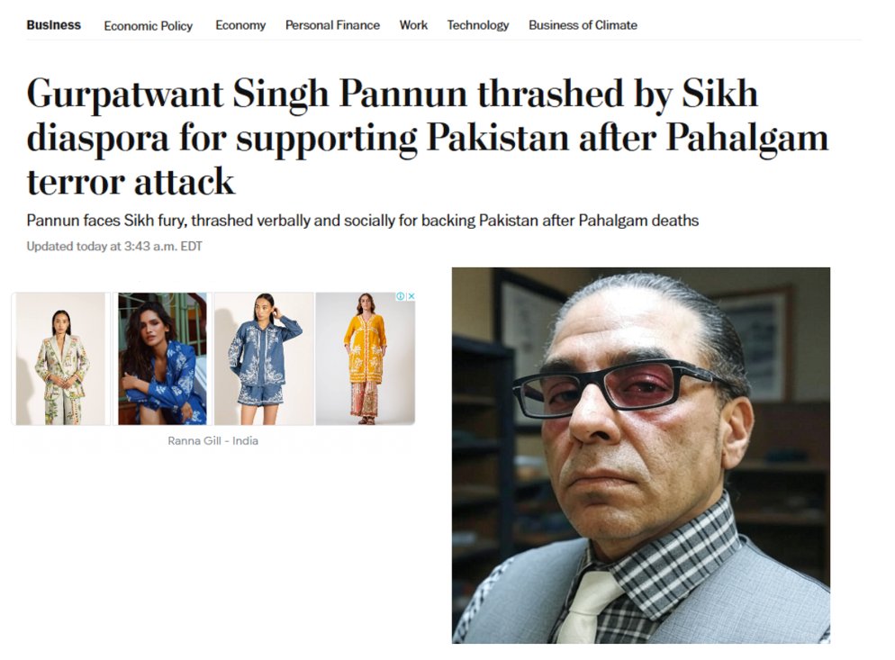 ZairaMirza1's tweet image. #IndiaPakistanWar
#ExposePakTerrorState 

Well done, my Sikh brothers.

This Pakistani coward deserves this kind of treatment only.

Shame on you,  GPs Pannu.