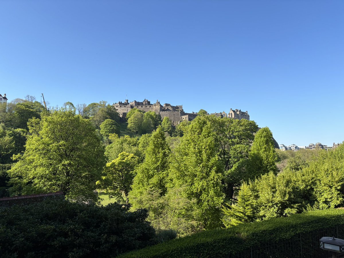 For those considering coming to Scotland to live, the weather in Edinburgh is always like this.
