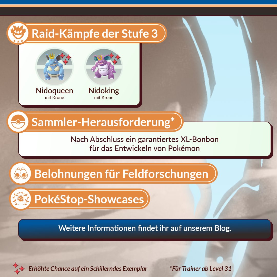 Sie sind zurück! 😲 Team GO Rocket und Giovanni haben wieder zugeschlagen!  Trainer, schließt euch zusammen, um Crypto-Dialga während des Events  „Kronen-Clash: Übernahme“ in #PokemonGO zu retten!