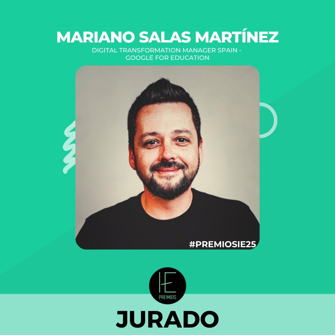 ✅ ¡Mariano Salas Martinez, jurado de la 𝗩𝗜𝗜 𝗘𝗱𝗶𝗰𝗶ó𝗻 𝗱𝗲 𝗹𝗼𝘀 𝗣𝗿𝗲𝗺𝗶𝗼𝘀 𝗱𝗲 𝗜𝗻𝗻𝗼𝘃𝗮𝗰𝗶ó𝗻 𝗘𝗱𝘂𝗰𝗮𝘁𝗶𝘃𝗮!

👋 Nos vemos el próximo 6 de junio en el Auditorio Edgar Neville (Málaga). 

Colabora: @diputacionMlg

#Premiosie25