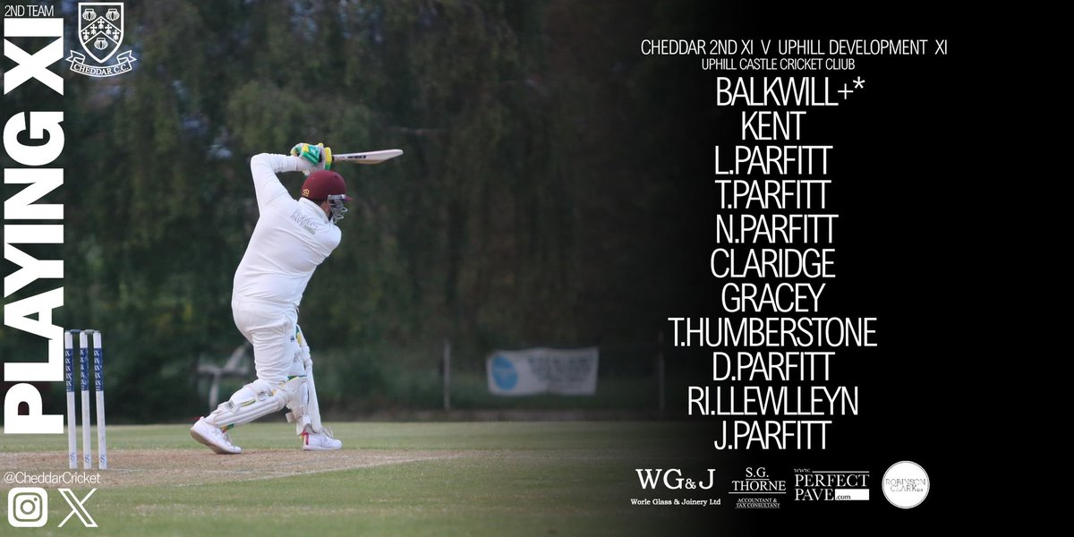 It’s a sunny Saturday and there’s two CCC fixtures taking place this afternoon! 

1st XI have their first home game of the 2025 campaign against North Newton.

After cancellation last week the 2nd XI are playing for the first time this year,travelling to Uphill