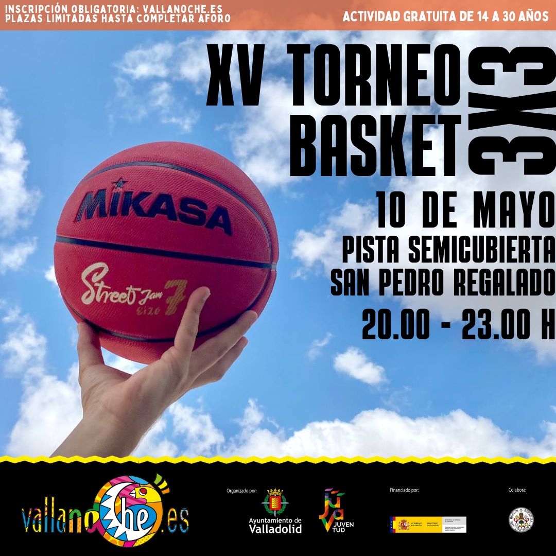 AUVASA (@auvasavll) on Twitter photo 📢 Masterclass Basket 3x3 con <a href="/vallatarde/">vallatarde</a> y XV Torneo Basket 3x3 con <a href="/vallanoche/">VallanoChe</a>
📌 Pistas San Pedro Regalado
👉 Disfruta de las actividades #MejorEnBUS
🚍 Líneas con parada cercana: 1, 2 y 8
👉+ info en: vallanoche.org 📢 Masterclass Basket 3x3 con <a href="/vallatarde/">vallatarde</a> y XV Torneo Basket 3x3 con <a href="/vallanoche/">VallanoChe</a>
📌 Pistas San Pedro Regalado
👉 Disfruta de las actividades #MejorEnBUS
🚍 Líneas con parada cercana: 1, 2 y 8
👉+ info en: vallanoche.org