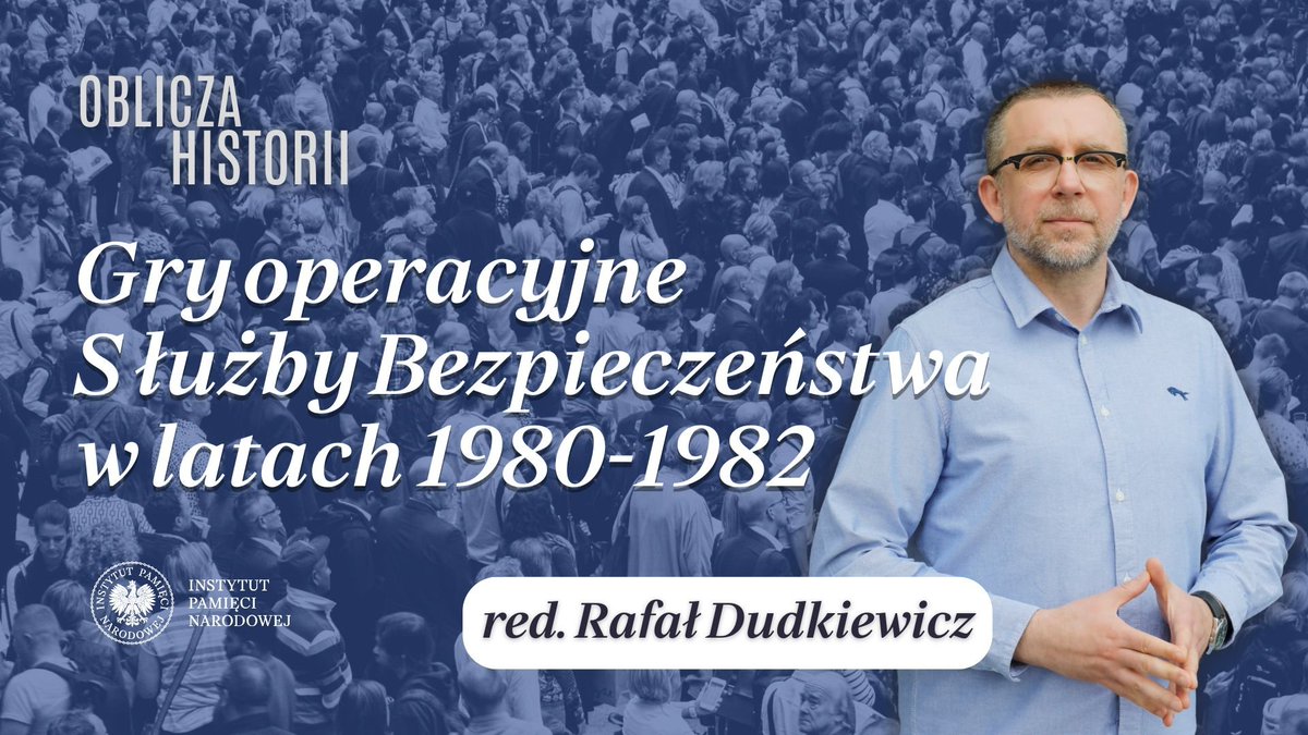 🕵️‍♂️ Podsłuchy, prowokacje, tajni agenci...
Lata 1980–1982 to czas gry o najwyższą stawkę: Jak władza PRL walczyła z Solidarnością zanim wprowadziła stan wojenny?
📆 13 maja, godz. 15:00, Centralny Przystanek Historia (ul. Marszałkowska 107). 
🎤 Wstęp wolny! Więcej info: