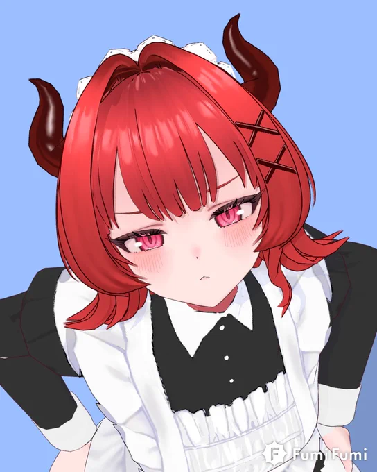 実家のような安心感!クラシカルメイド悪魔の有灰うみです!#メイドの日 