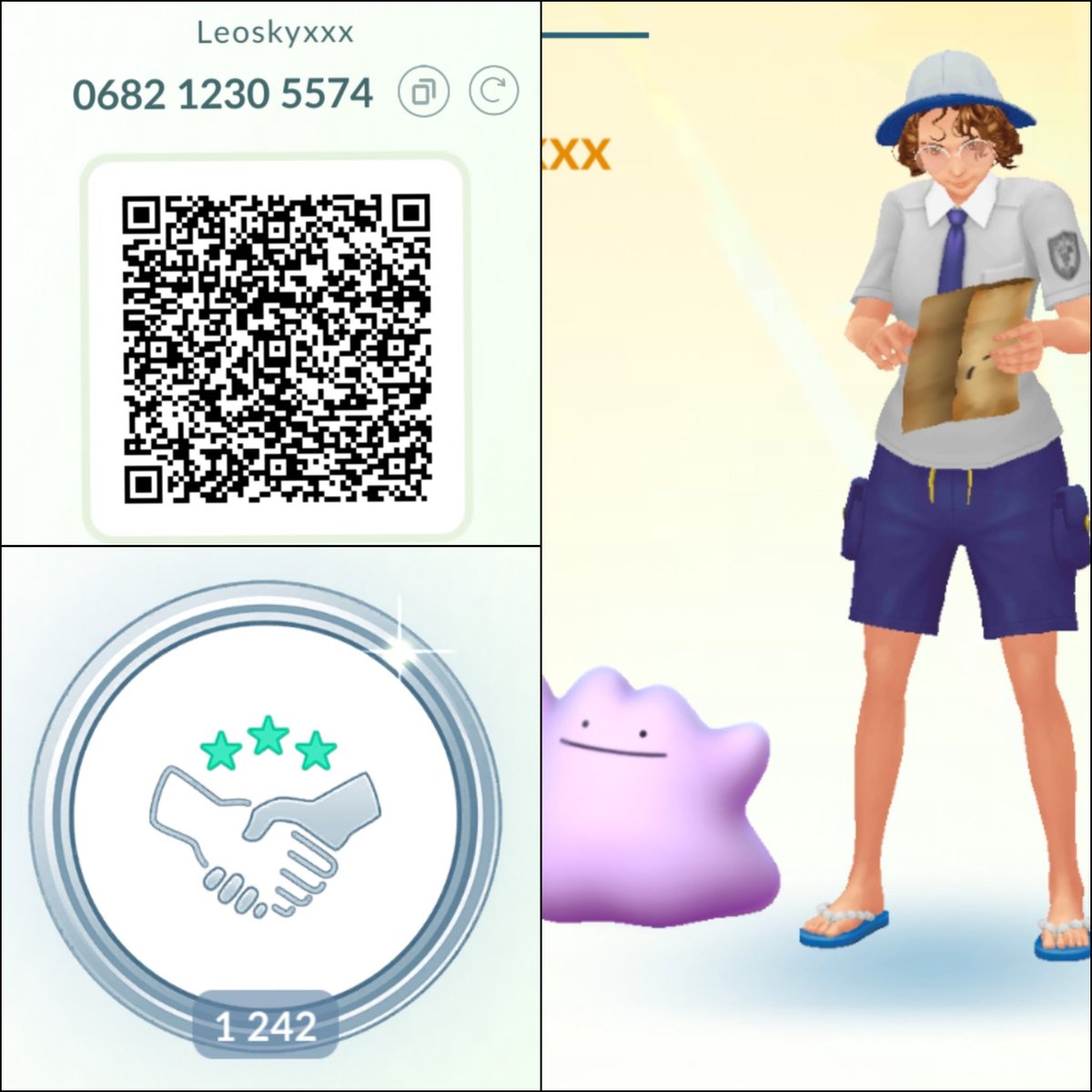 leoskyxxx's tweet image. ☀️May adding!☀️ 

0682 1230 5574
I only want : 
- Daily openers🎁
- PVP OK too😄
- I don&apos;t use egg for Ultra/Best, but pls don&apos;t wait too much! 😇
- Inactive removed 🫠
+ I will be in Paris for GF🇫🇷

RT please 🔄🫡

#PokemonGO #PokemonGOfriends #PokemonGOCode #pokemongofriendcode