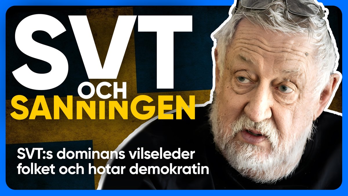 SVT vilseleder svenska folket - och hotar demokratin. Se filmen: youtu.be/msl5McMv0po