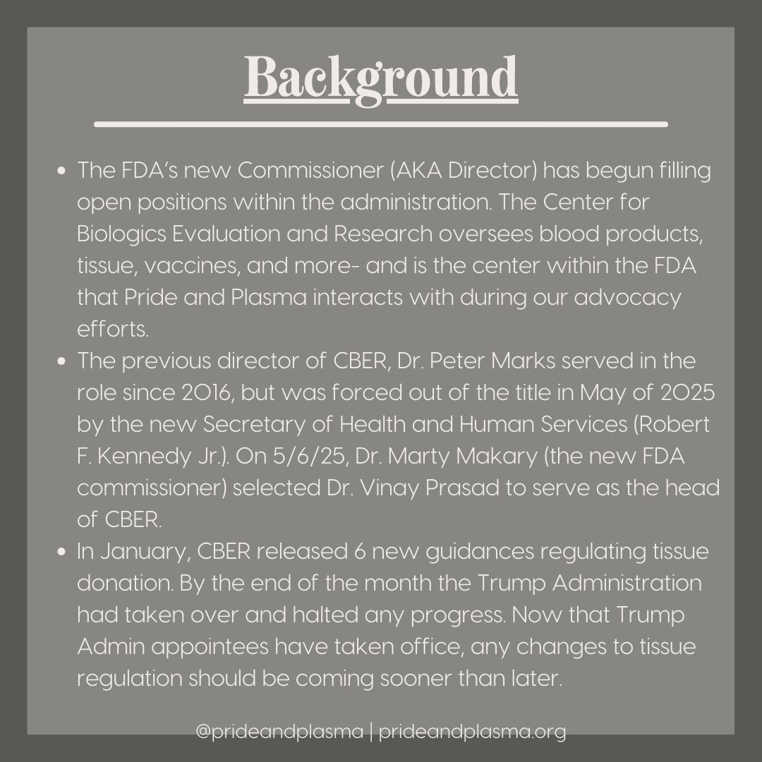 prideandplasma's tweet photo. After ousting the previous CBER head, the FDA has found their replacement- Dr. Vinay Prasad.
#prideandplasma #publicpolicy #lgbtq #LGBTQhealth #reproductiverights #tgd #prep #pharmacy https://t.co/2DalrXHQRE