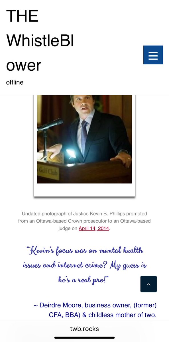 CaeJak's tweet image. Ya, jurisdiction is more of a “guideline” to these demon-managed carcasses vs. legislation.
My first lesson?
@SCJOntario_en ‘s #KevinPhillips &amp;amp; his unlawful, illegal, without-jurisdiction #GagOrder issued to prevent me from exposing my husband’s crimes

twb.rocks/organized-crim… 👈