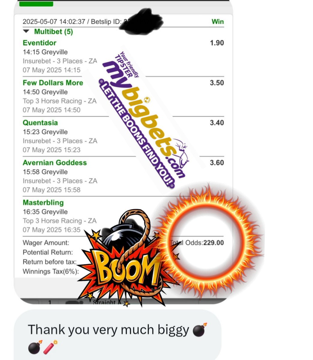 🌄Good Morning....🙏🏽💫

🎙🏇🏻MYBIGBETS.COM WEBSITE FULLY UPDATED 🏇🏻💫🎙🏇🏻💫🏇🏻🎙

®️ LET THE BOOMS FIND YOU ®️

 ❤️‍🔥❤️‍🔥❤️‍🔥 ENJOY THE DAY ❤️‍🔥❤️‍🔥❤️‍🔥
MyBigBets 💥
✨️✨️✨️🏇🏻🏇🏻🏇🏻🏇🏻✨️✨️✨️🏇🏻🏇🏻🏇🏻

#mybigbets #horseracing #horseracingbets #horseracingtipsters #tipsters