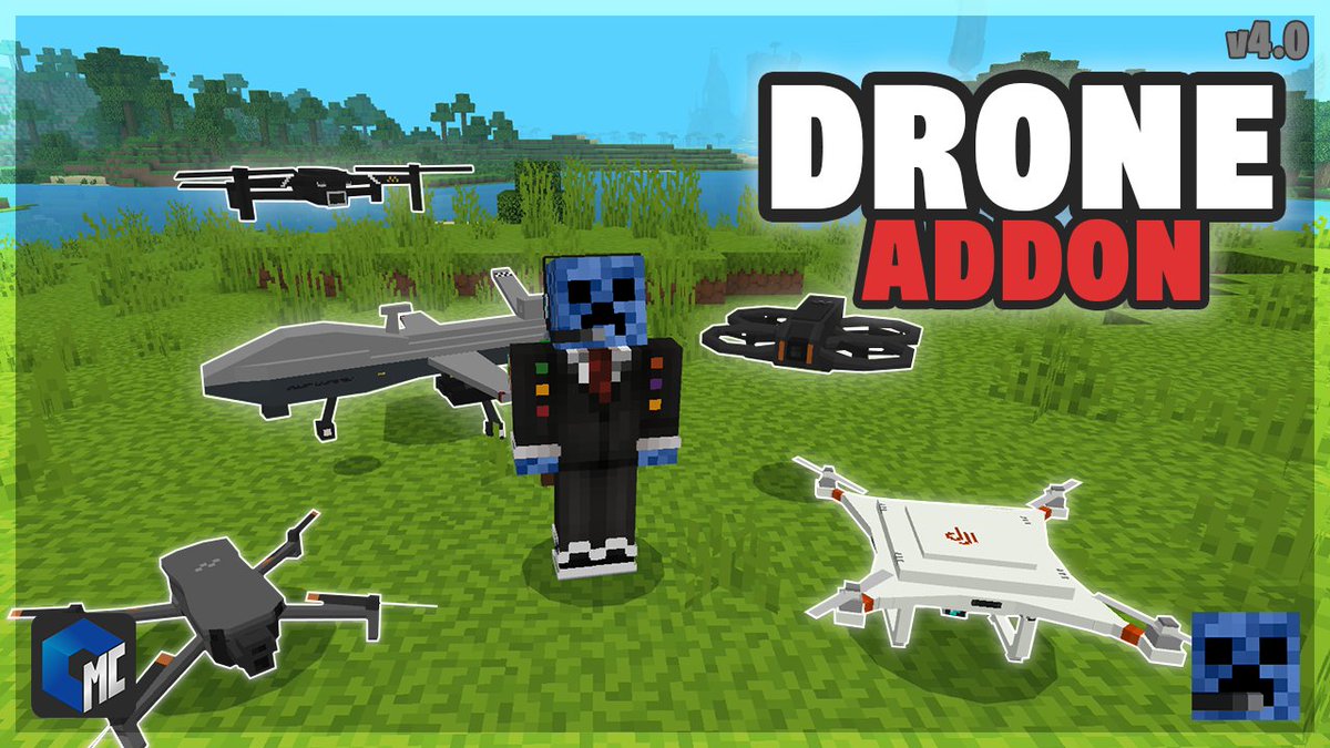 ¡Nueva Actualización de Addon! Drone Addon
Creado por: <a href="/AndiuberOficial/">Andiuber</a> 
Descarga disponible en: cubitosmc.com/2021/03/drone-…