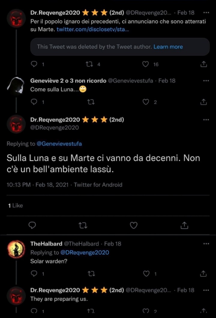 BolloDetto4293's tweet photo. @radiosilvana @RobertoSgu22081 @mauroantarctica @MassimoMario1 @darioildiario1 @DocReQIsBack @BadMedic Lui che: "su Marte tira una brutta aria"... https://t.co/UHn5ExNwOJ
