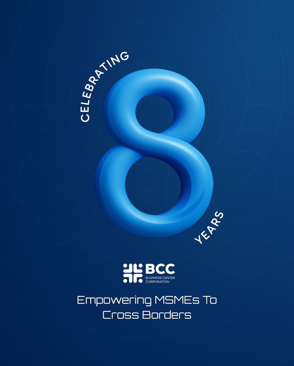 8 Years Strong. Limitless Ahead.
Celebrating 8 years of empowering MSMEs to cross borders.