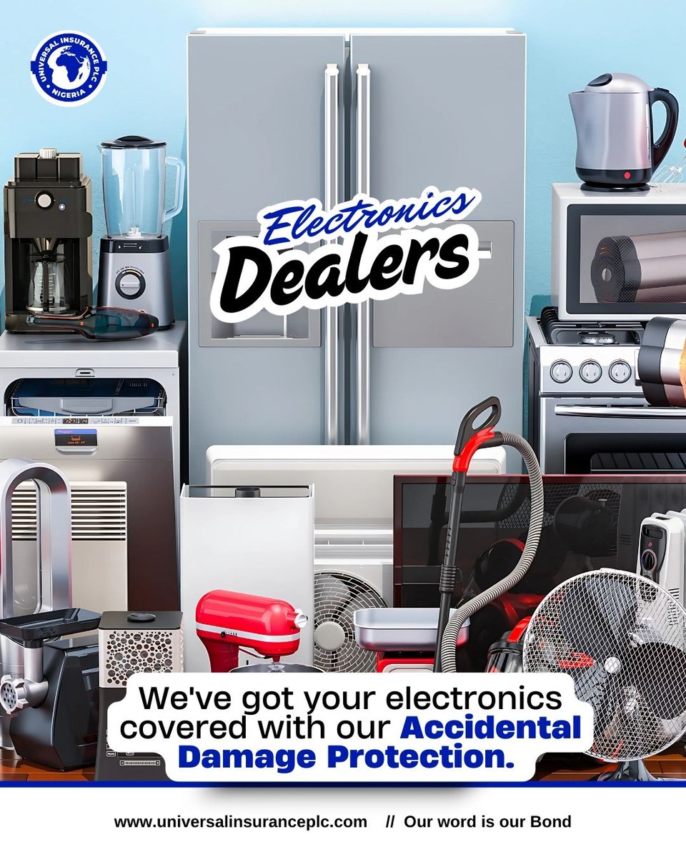 uinsuranceplc's tweet image. Dear electronics dealers, offer your customers true protection. Our Accidental Damage Protection covers their purchases against drops, fire, and transit damage.

Visit our website to get started.
universalinsuranceplc.com

#UniversalInsurancePlc