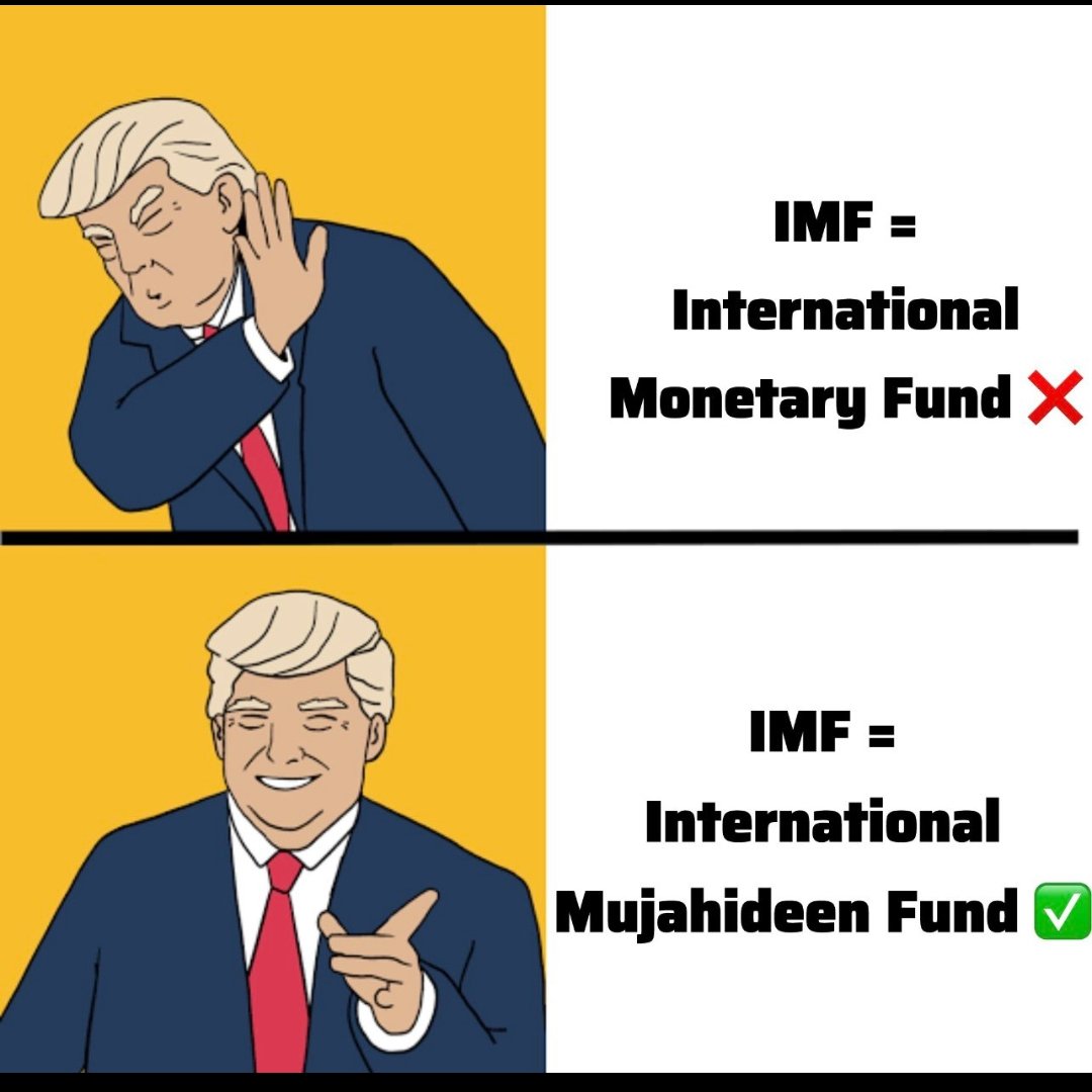 Forget what pakistan is doing in India. Did the world also forgot where Osama bin Laden was found?

Is this a direct indication from <a href="/realDonaldTrump/">Donald J. Trump</a> that he supports terrorism?

<a href="/GitaGopinath/">Gita Gopinath</a> <a href="/narend/">Logendra</a>
#IMFSupportsTerrorists