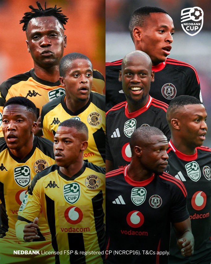 Amakhosi vs Buccaneers 

All eyes to the Battle of Soweto Giants namhlanje, eMoses Mabhida Durban 🇿🇦

Ngubani ozonqoba iNedbank Cup? 🏆