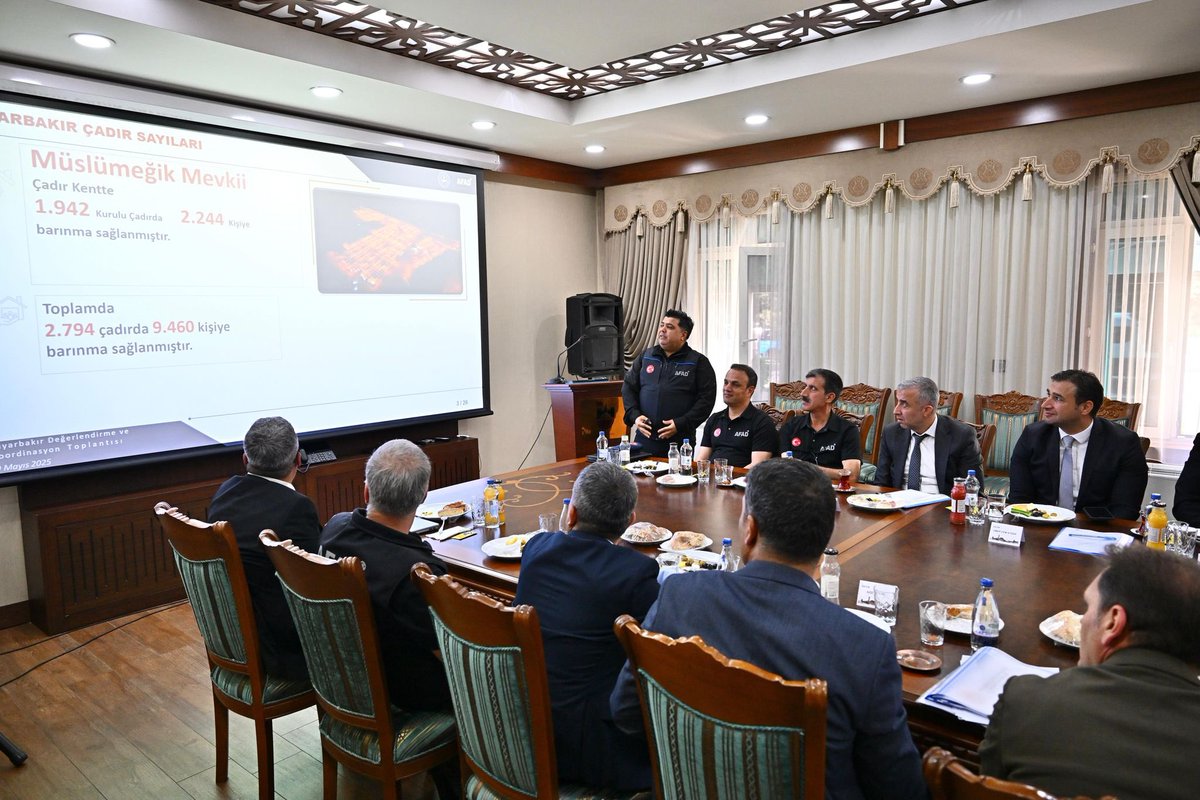 📍 Diyarbakır

İçişleri Bakan Yardımcımız Sn. Münir Karaloğlu ve #AFAD Başkanımız Vali Sn.Ali Hamza Pehlivan, 6 Şubat depremlerinden etkilenmiş olan illerimizde yerine getirilmekte olan hizmetleri yerinde inceleme programları kapsamında Diyarbakır İlimizi ziyaret etti.

Bakan