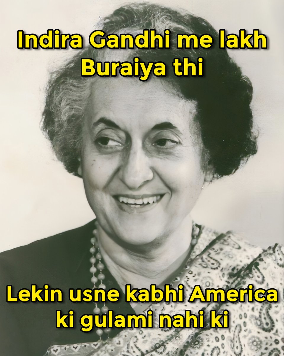 INDIRA GANDHI 💪