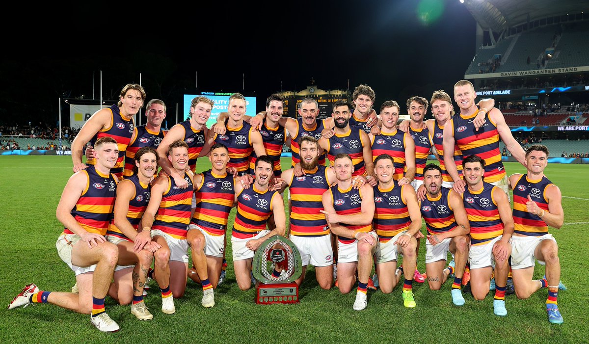 Goodnight, Crows fans 🙌

#AFLPowerCrows