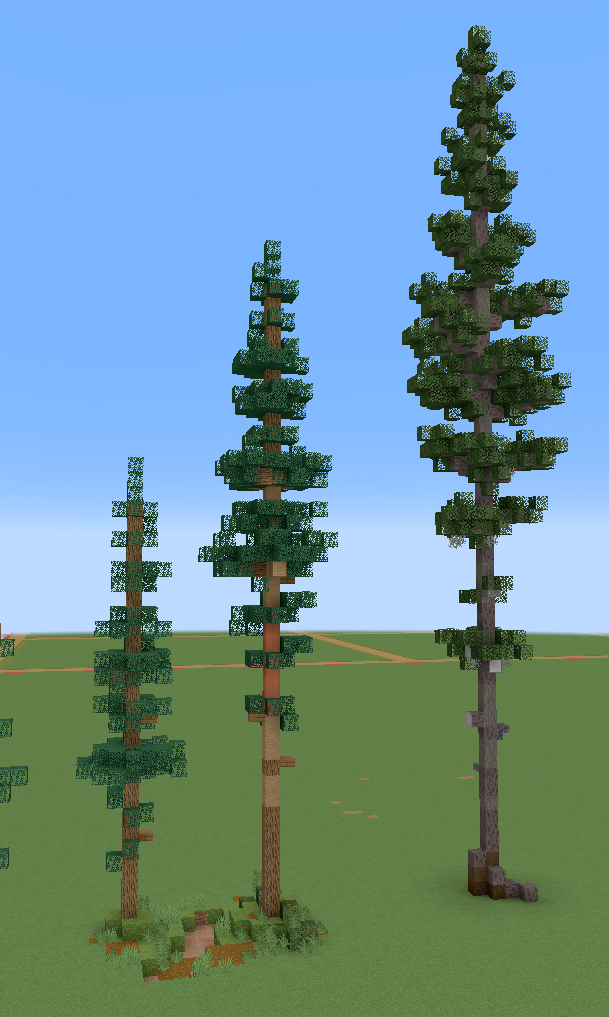 Made some trees after a long break, no shaders this time #Minecraftbuilds #Minecraft