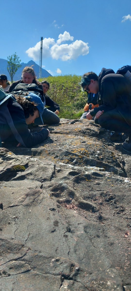 CurateUoL's tweet image. Arran B @GeologyLeics  Do not disturb; geological napping in progress #notatypo