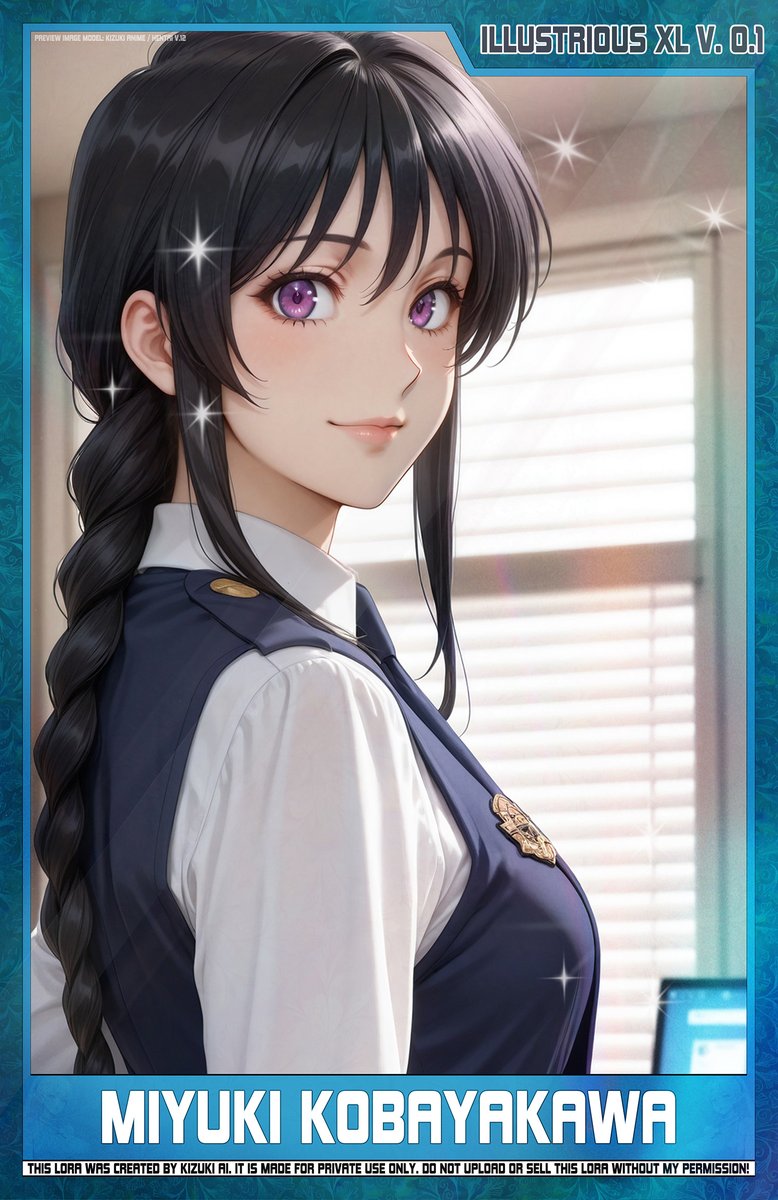 KizukiAi's tweet photo. New Free LoRA Releases:       
[Illustrious XL V.0.1] [Pony Diffusion XL V.6]  
- Mushoku Tensei - Ghislaine Dedolia
- Strawberry Panic - Hanazono Shizuma
- Taiho Shichau zo - Kobayakawa Miyuki
- Wished You Were Dead - Evonne Deluah

DL: https://t.co/TBp3IHPdh7 
#civitai #AIart https://t.co/aPN7RYGpY4