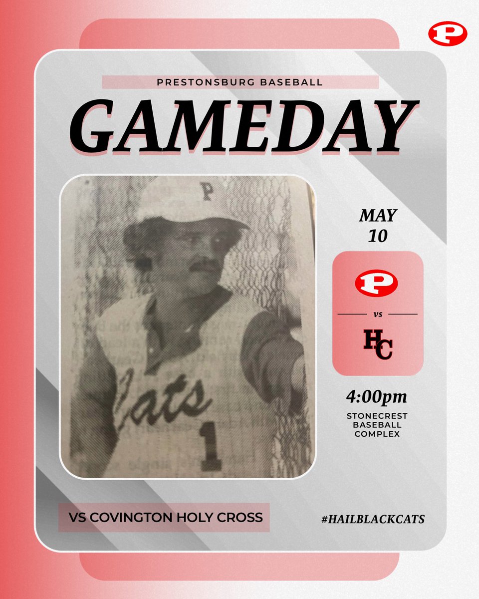 Prestonsburg Blackcat Baseball (@pburghsbsb) on Twitter photo GAMEDAY!!!
Second game of the Russell Shepherd Memorial Wood Bat Classic by <a href="/minebaseball_/">Mine Baseball</a>
🆚 Covington Holy Cross
📍 Stonecrest Baseball Complex
⏰ 4:00pm EST
📊📺 web.gc.com/teams/EcfDpmYG…
#️⃣ #GAMEDAY #HoeYeRows #HailBlackcats GAMEDAY!!!
Second game of the Russell Shepherd Memorial Wood Bat Classic by <a href="/minebaseball_/">Mine Baseball</a>
🆚 Covington Holy Cross
📍 Stonecrest Baseball Complex
⏰ 4:00pm EST
📊📺 web.gc.com/teams/EcfDpmYG…
#️⃣ #GAMEDAY #HoeYeRows #HailBlackcats