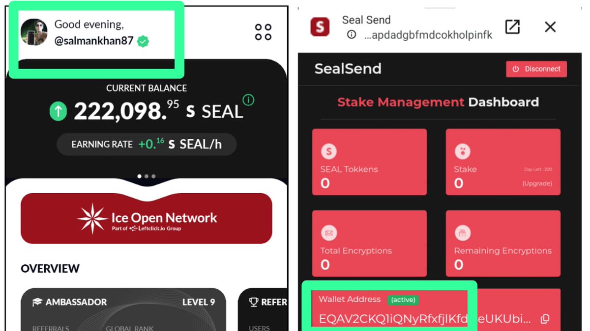Tech_SalmanKhan's tweet image. Only Today: Get 1 $ICE to activate your #SealSend wallet!

Already gave #ICE to many — now finishing last stock, so giving again only today!

✅ Wallet must be inactive
✅ Follow, Like, Repost
✅ Join Telegram: t.me/technicalsalma…

📌 Comment wallet address + screenshot !