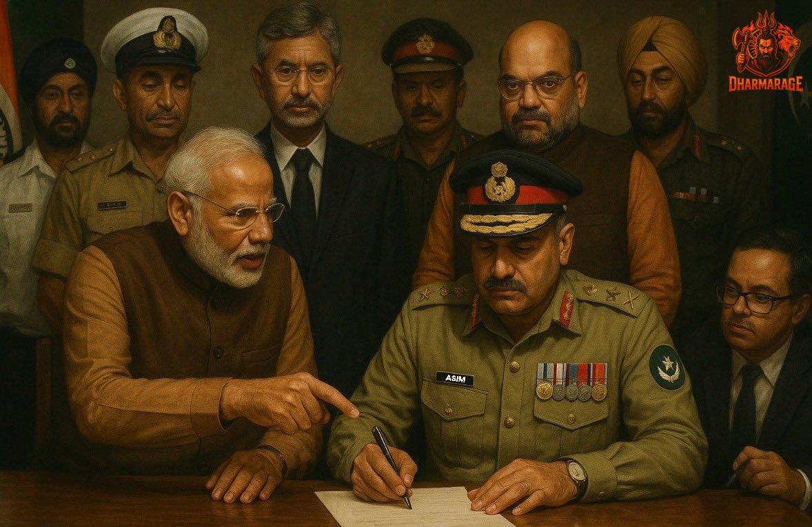 Phunsukwangduji's tweet photo. Now these Pak people will act like they won the war and ceasefire happened bcoz of them 🤣
 Pak suffered :
- 8+ Airbase destroyed 
- terror camps blow 
- killed 200s of Terrorists
- jets shot down
- PAF defence system destroyed

Thank India for vanishing you from this world 🔥 https://t.co/ZbzJBNk25x