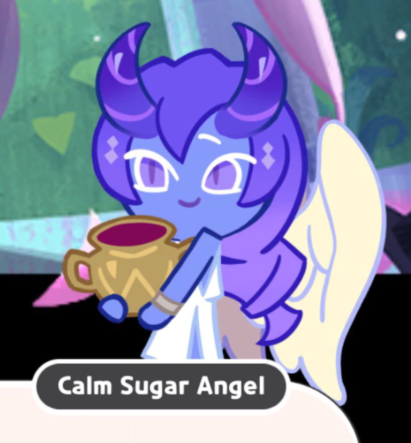 I saw this angel and somehow thought he's a femboy (or herm) I don't really know since I don't play #cookierunkingdom, but I like their cookie designs!