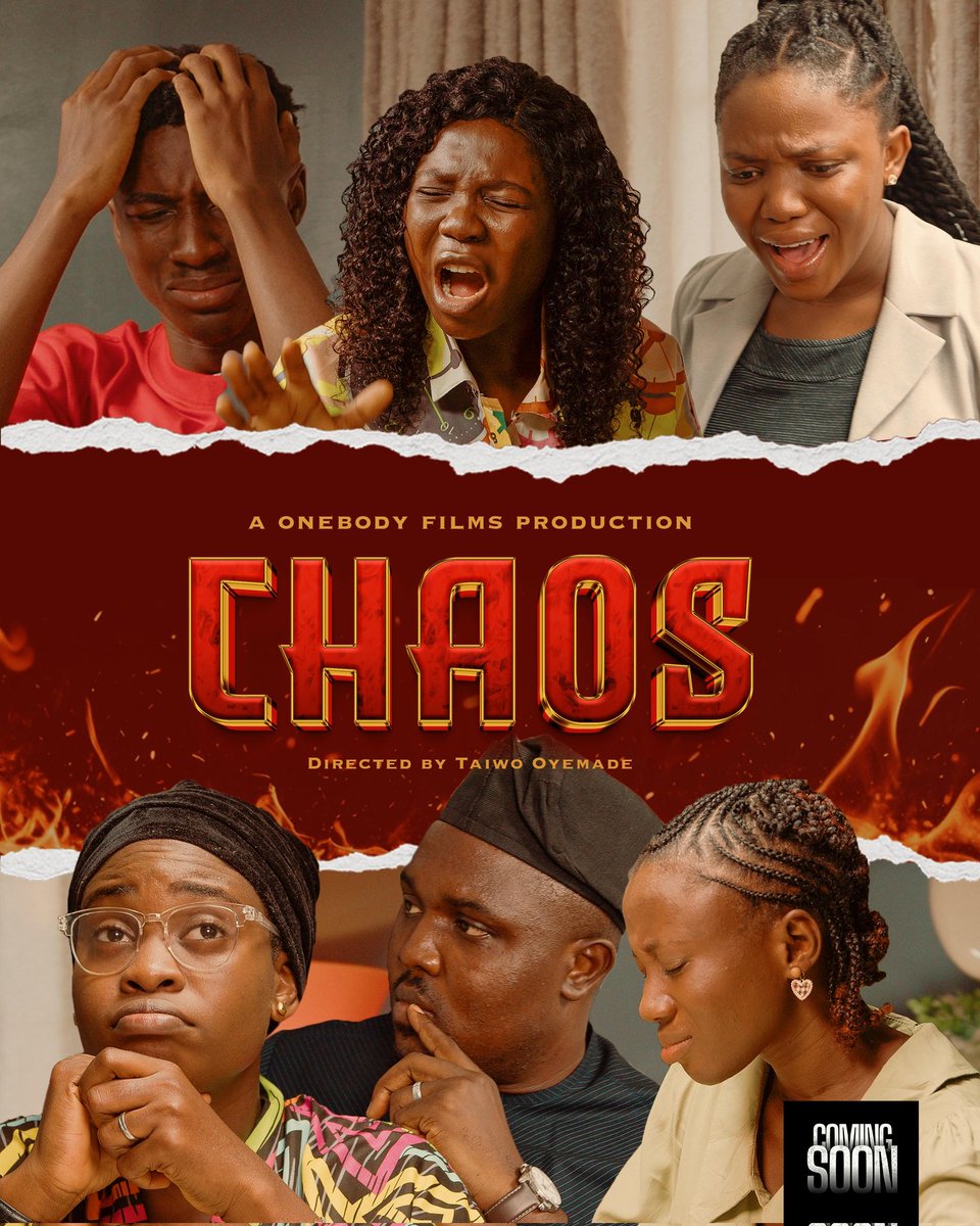 Onebodyng's tweet photo. Hey people, we have a new film dropping soon, like very soon. 

Are you ready? 

#chaos #newfilm https://t.co/8OE493ZsAD