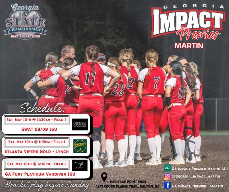Presley Crabbe (@presleyc2028) on Twitter photo Next up…GA PFG State Championship! Can’t wait to hit the field with my team. Let’s go make an IMPACT! <a href="/AGLSoftball/">AthletesGoLive Softball</a> <a href="/Softball_Home/">Softball Home🥎</a> <a href="/LineDsoftball/">Line Drive Media</a> <a href="/ExtraInningSB/">EXTRA INNING SOFTBALL</a> <a href="/NetworkPgf/">PGF Network</a> <a href="/GeorgiaImpactFP/">Georgia Impact Fastpitch Organization</a> <a href="/GAImpPremMartin/">GA Impact Premier Martin</a> @ Next up…GA PFG State Championship! Can’t wait to hit the field with my team. Let’s go make an IMPACT! <a href="/AGLSoftball/">AthletesGoLive Softball</a> <a href="/Softball_Home/">Softball Home🥎</a> <a href="/LineDsoftball/">Line Drive Media</a> <a href="/ExtraInningSB/">EXTRA INNING SOFTBALL</a> <a href="/NetworkPgf/">PGF Network</a> <a href="/GeorgiaImpactFP/">Georgia Impact Fastpitch Organization</a> <a href="/GAImpPremMartin/">GA Impact Premier Martin</a> @