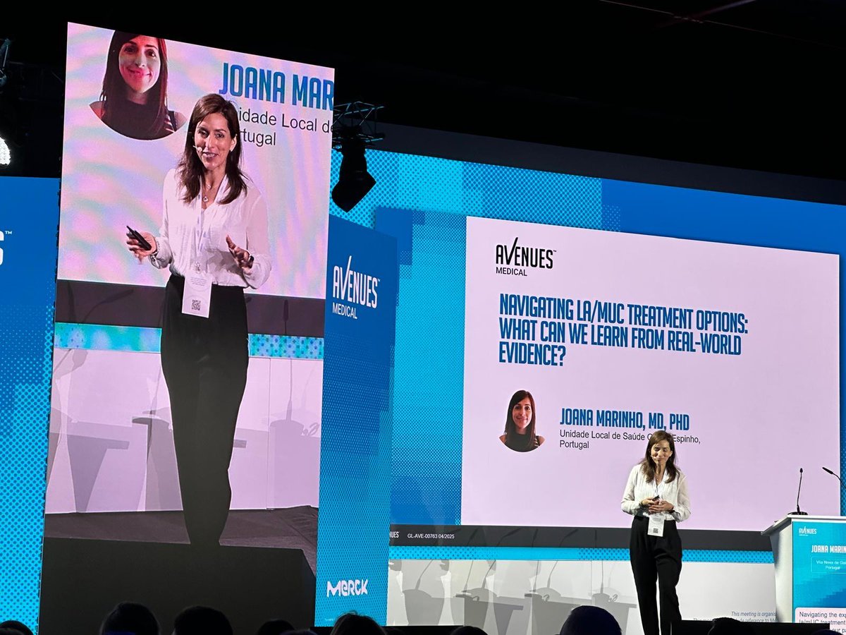 Joana Marinho (@joanamarinhonc) on Twitter photo RWE is crucial for our daily clinical practice! What insightful discussions on mUC treatments! Balancing QoL with efficacy is the key! <a href="/drenriquegrande/">Enrique Grande</a> <a href="/DavidBenjaminMD/">David J. Benjamin, MD</a> RWE is crucial for our daily clinical practice! What insightful discussions on mUC treatments! Balancing QoL with efficacy is the key! <a href="/drenriquegrande/">Enrique Grande</a> <a href="/DavidBenjaminMD/">David J. Benjamin, MD</a>
