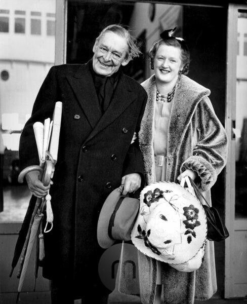 T. S. Eliot and his second wife, Valerie.