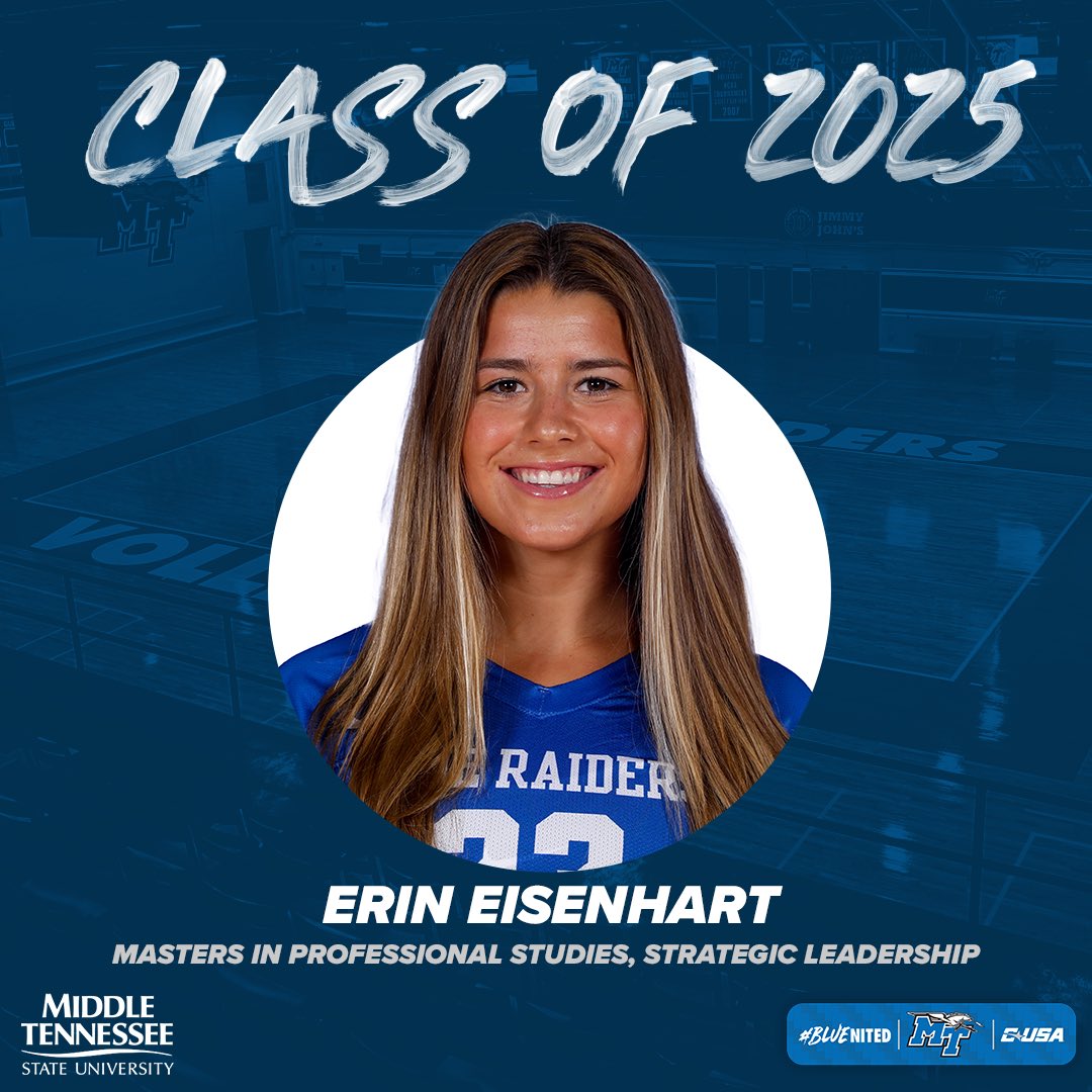 Congratulations to Erin Eisenhart on graduating with a masters in Professional Studies, Strategic Leadership 🎓🎉

#BLUEnited