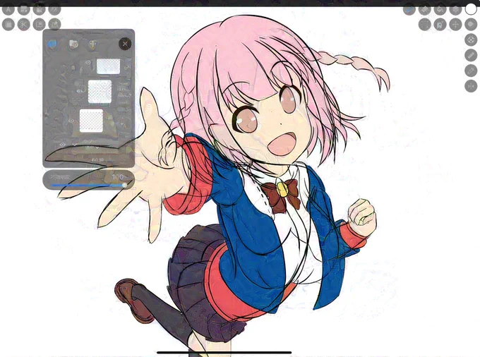 ちゃんとフェチ絵だけじゃなくてふっつーの絵も描いてますよ