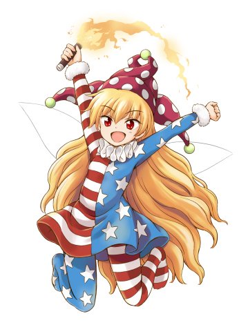 dailytouhous's tweet photo. The Touhou of the day is: Clownpiece! https://t.co/uEMInwx5QE