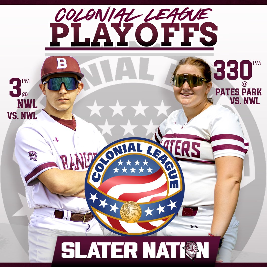 SlaterAthletics's tweet photo. Colonial League Playoffs today #SlaterNation⚒️ https://t.co/MVXglaQ4jT