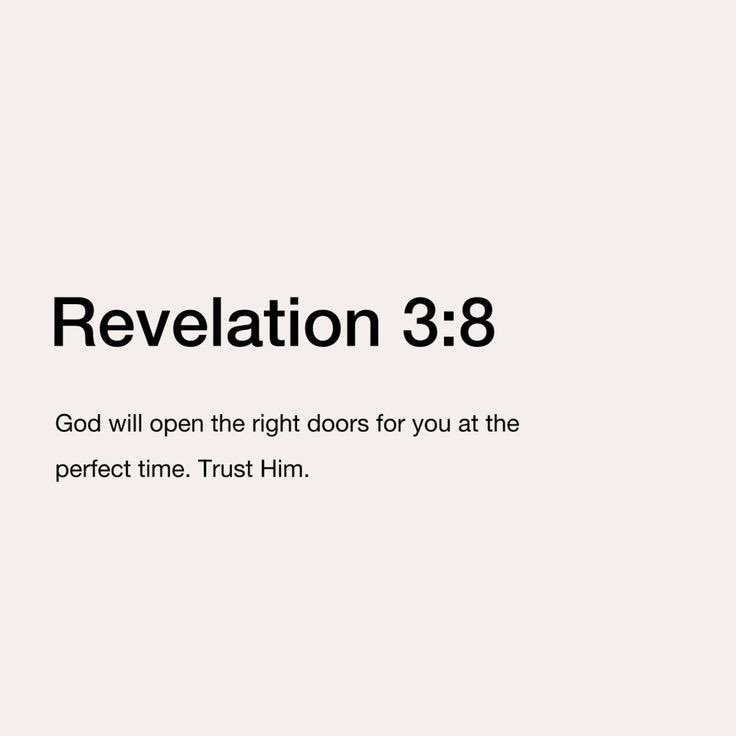 Revelation 3:8