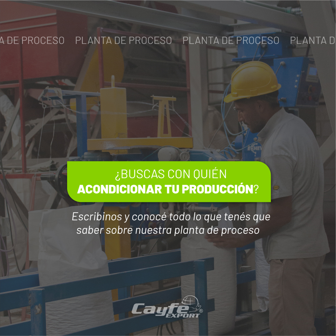 cayfe_export's tweet image. Acondicioná tu producción en nuestra planta de proceso ubicada en Sinsacate, Córdoba🏭🇦🇷

📲Escribinos por WhatsApp por más información: 3525 454056