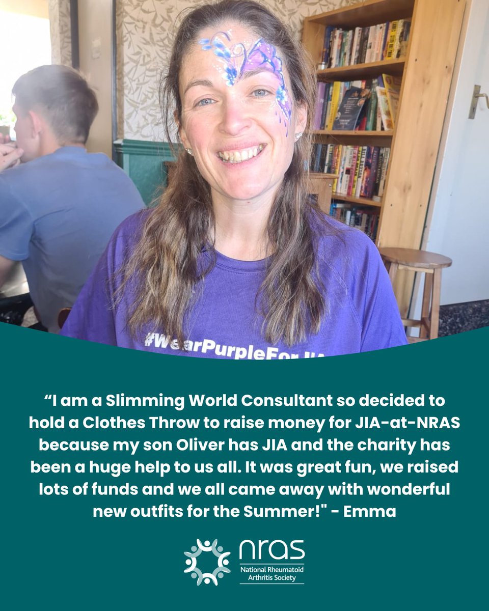 A huge thank you to all our amazing supporters who’ve got their communities fundraising for NRAS! 💜
You’ve washed 🧼, baked 🍰, played 🎲, and sung 🎶 your hearts out for the RA &amp; JIA community — and we’re so grateful. 🙏

Could you host a community event and help us change