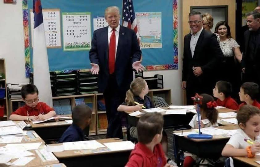 Saturday morning Joke. 

Donald Trump was visiting a primary school in Orlando and visited a 4th grade class. They were in the middle of a discussion related to words and their meanings.
The teacher asked Mr. Trump if he would like to lead the discussion on the word 'tragedy.'
So