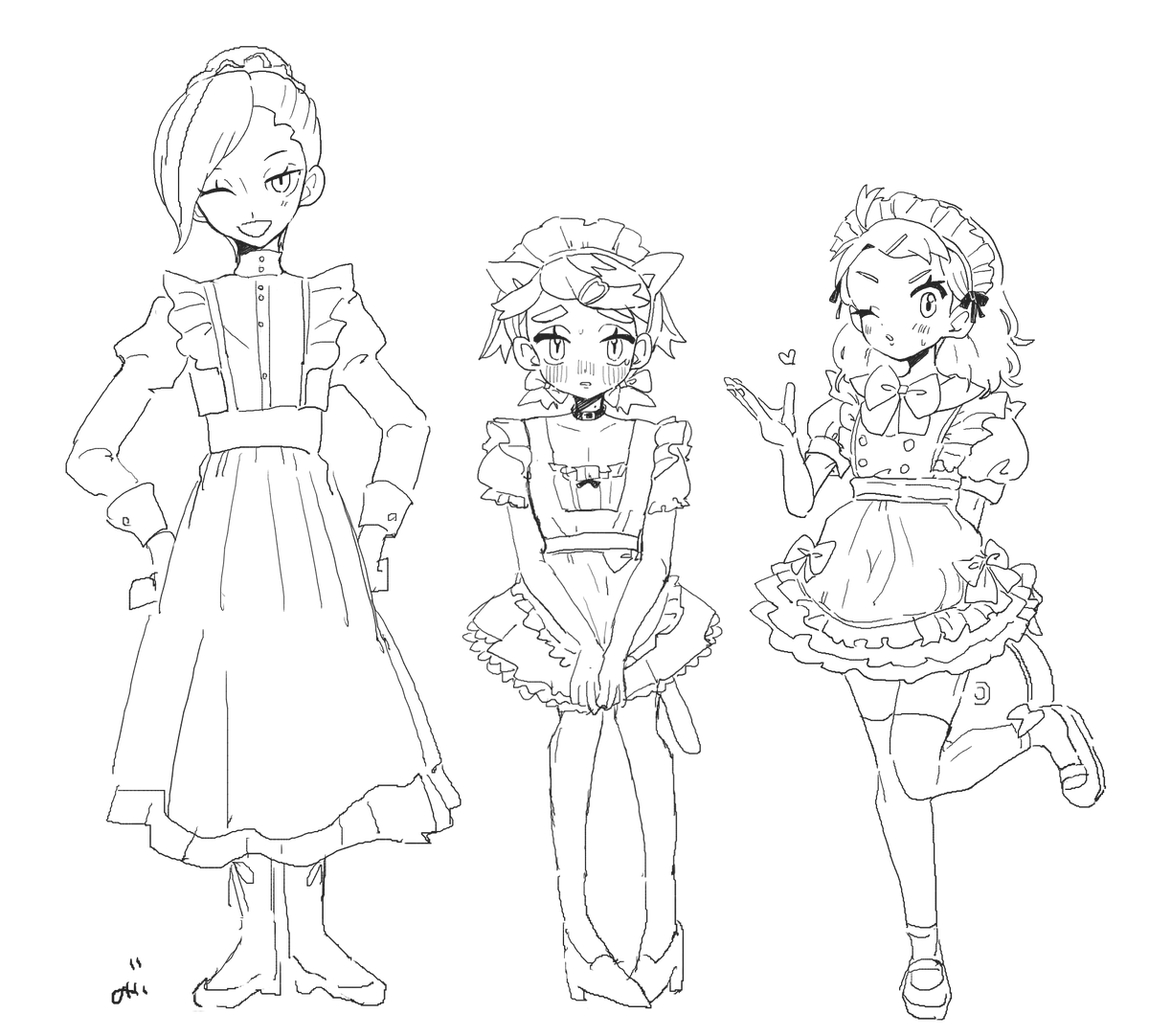 ※女装 🫐リーグ部男子 ガチ女装メイド・・・ 