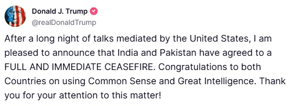 Commentary Donald J. Trump Posts From Truth Social tweet media