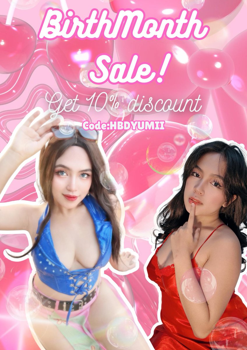 Hey babes! It’s my birth month, so you know what that means… 🎉💋I’m feeling extra generous and want to spoil you with a sexy sale on all my sets—including those naughty selfplay videos.  Slide into my DMs or check out my Gank to grab your faves while they’re hot!