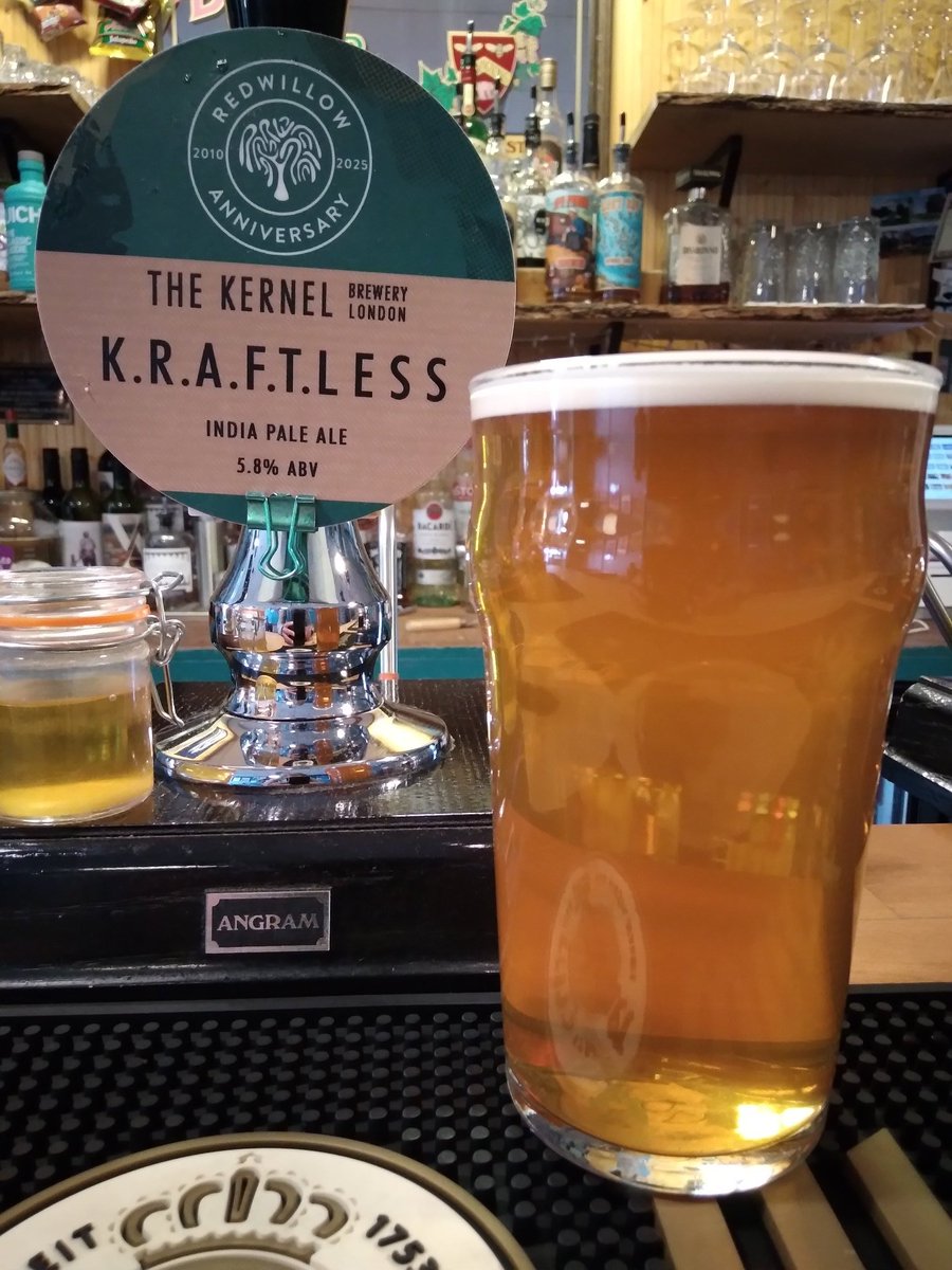 Dave Atkins (@daveratkins) on Twitter photo Superb <a href="/redwillowbrew/">Redwillow Brewery</a> × <a href="/kernelbrewery/">Kernel Brewery</a> K.R.A.F.T.LE.S.S <a href="/petersgate_tap/">Petersgate Tap (also on Bluesky)</a>. Fantastic cask beer. Superb <a href="/redwillowbrew/">Redwillow Brewery</a> × <a href="/kernelbrewery/">Kernel Brewery</a> K.R.A.F.T.LE.S.S <a href="/petersgate_tap/">Petersgate Tap (also on Bluesky)</a>. Fantastic cask beer.