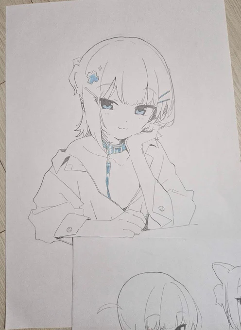 展示会に展示する手描きのポートフォリオを10枚くらい描きましたのでよかったらぜひー! 